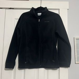 Columbia kids XL black zip up